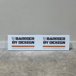 Coroplast Pickleball Barrier